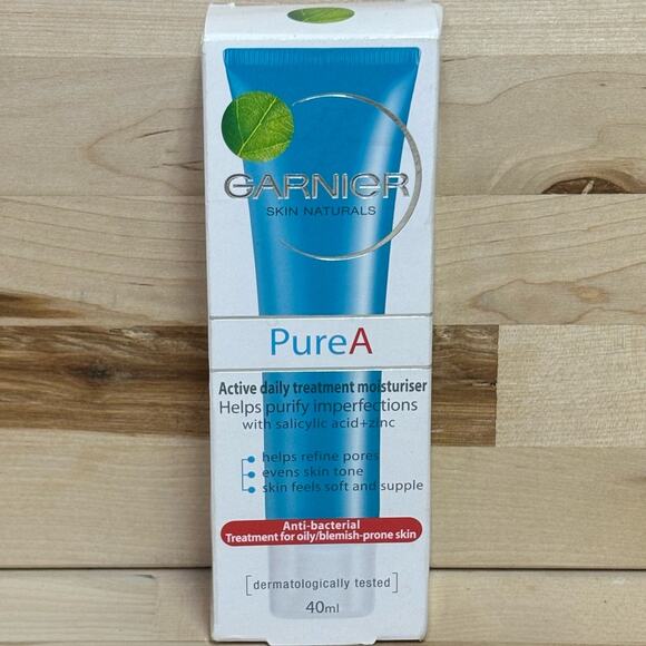 granier Other - GARNIER Pure A Daily Treatment Moisturizer Salicylic Acid 40ml New